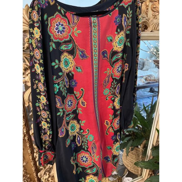 LUCKY BRAND Silk Shift Dress SZ - Picture 1 of 7